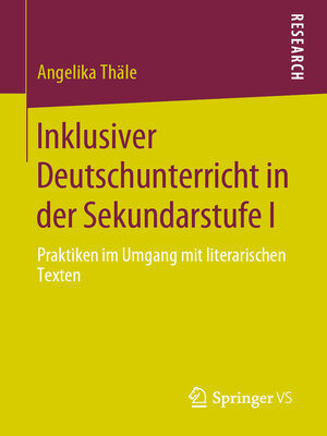 cover image of Inklusiver Deutschunterricht in der Sekundarstufe I